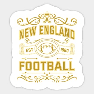 Vintage New England Football Sticker